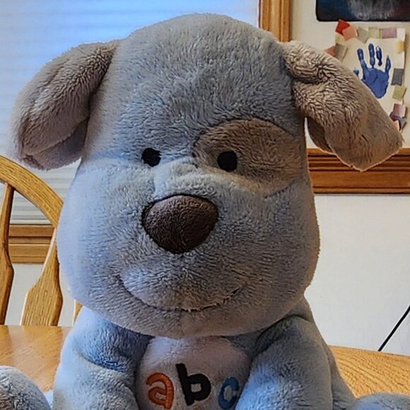 Carter's "Just One You" Blue ABC Puppy Stuffed Animal Toy - Picture 6 of 14